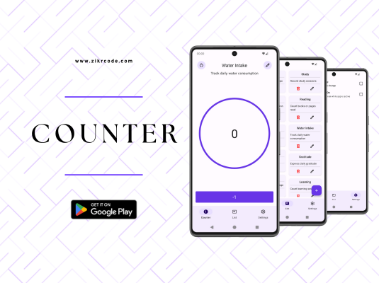 Counter feature graphic